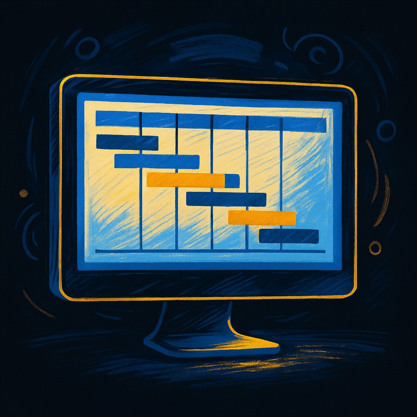 Step two: a project timeline and estimate on screen