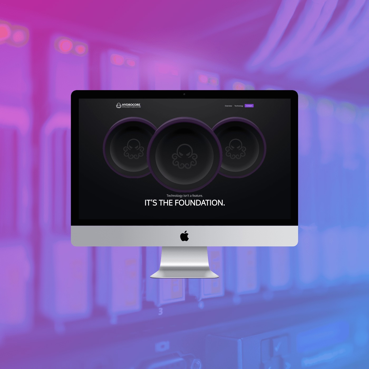 Hydrocore product website homepage